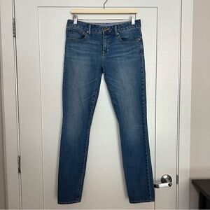 Gap 1969 Jeans Womens Size 28/6 Forever Skinny Blue Denim Mid Rise Stretch
